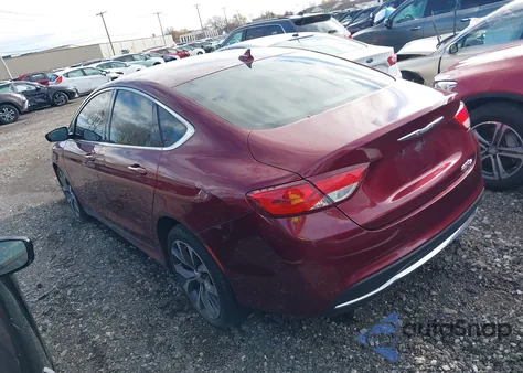 2015 Chrysler 200 C из США, поврежденный, VIN 1C3CCCCB3FN520731